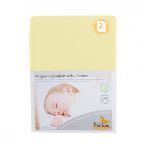 Pinolino dra-p-lakan till Vagga, Bedside Crib och barnvagn 2 st, Frott/Gul