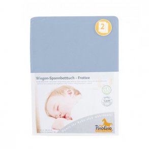 Pinolino Str�klagen til Vugge, Bedside Crib og Barnevogn (2 stk.), Frott�/Lys Bl�
