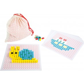 small foot Bau mit Holz Zylindern