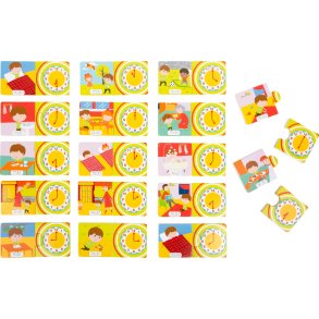 small foot Pussel, Lr Klockan