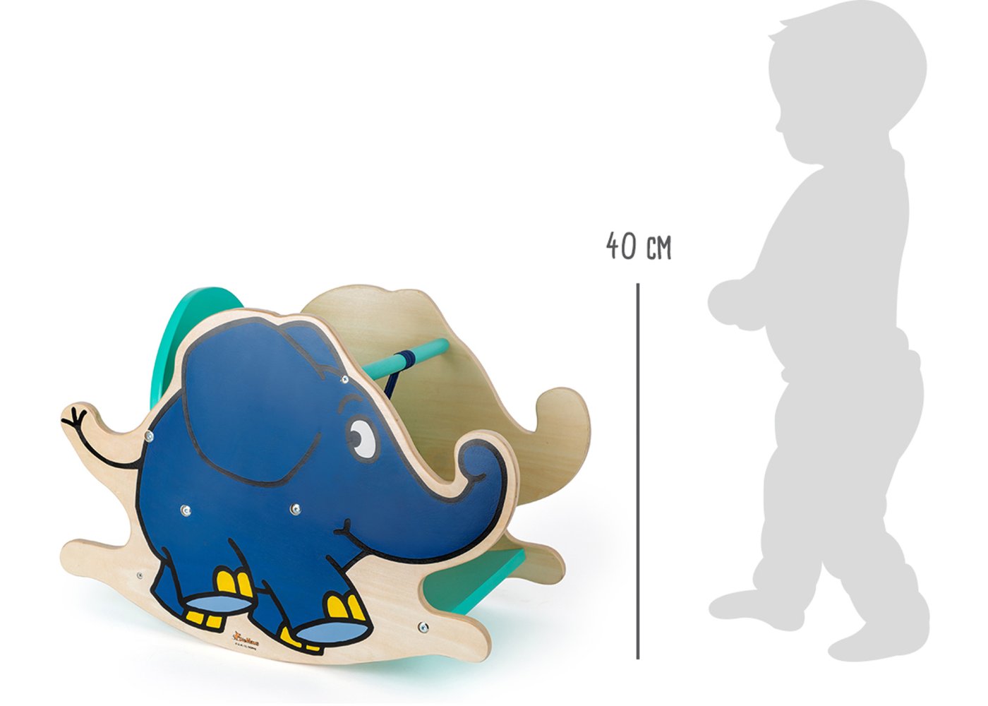 small Gynge-Elefant, Musen - Small foot - Baby Alvin