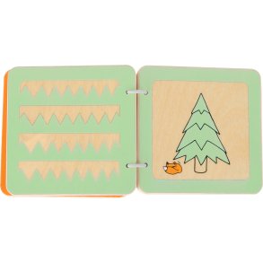 small foot Book in Wood, The Lex the Fox / Patterns