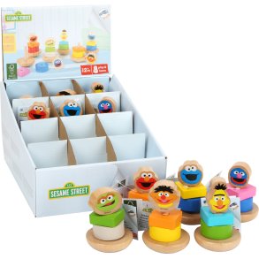 small foot Display Skrue Figurer (12 stk), SESAME STREET