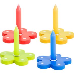 small foot Display Candlesticks (24 pcs), Flowers