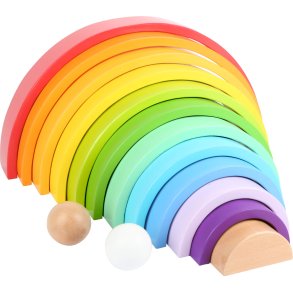 Wooden Building Blocks Rainbow XL