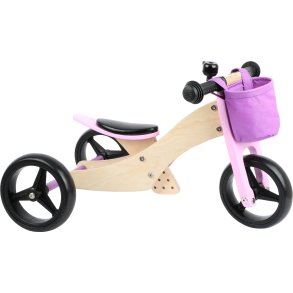 small foot Lbecykel 2 i 1, Trike/Rosa