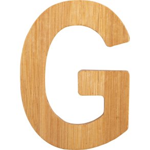 small foot ABC Bokstav G, Bambus