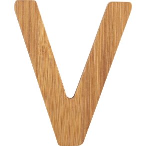 small foot ABC Bokstav V, Bambus