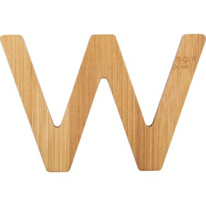 small foot ABC Bokstav W, Bambus
