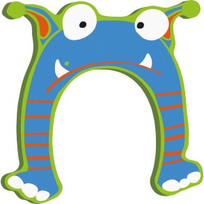 small foot ABC Bokstav Monster Marilyn, Bambus