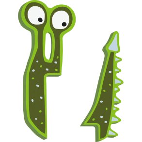 small foot ABC Bokstav Monster Clooney, Bambus