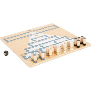 small foot Barrikade og Halma spil, Gold Edition