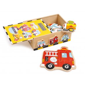 small foot Pussel, Bilar