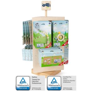 small foot Display Lotta, Lex and Ludwig