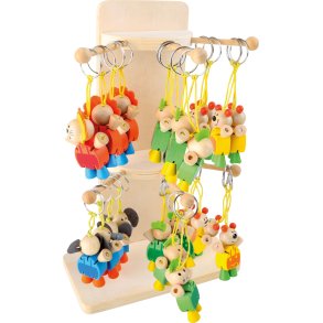 small foot Display Nkkelringer (24 stk), Fleksible dyr