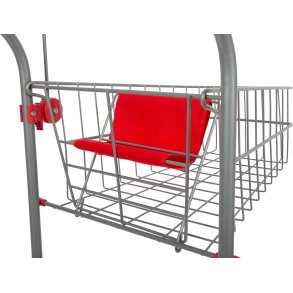 small foot Shopping Trolley, Silver