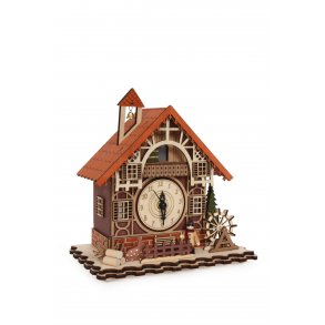 Legler Musical Clock in Wood